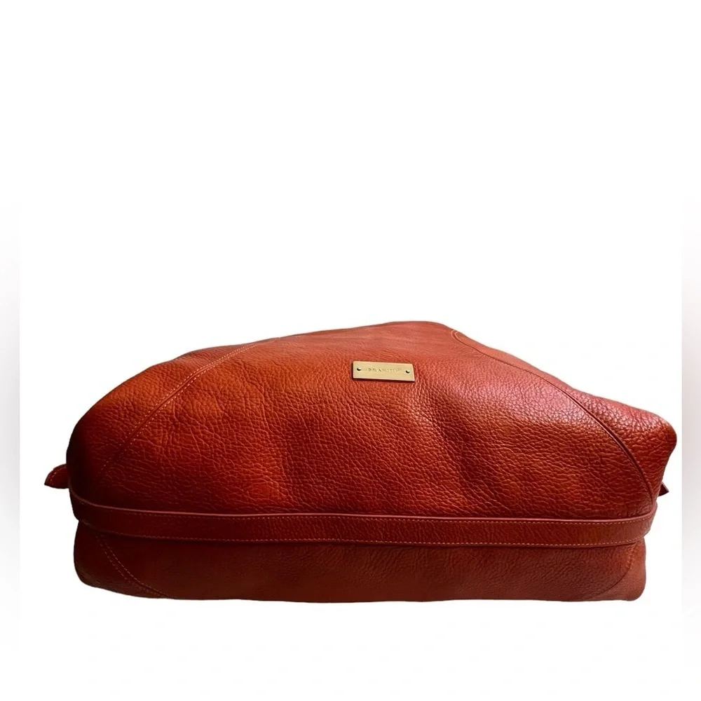 Brahmin orange shoulder women handbag